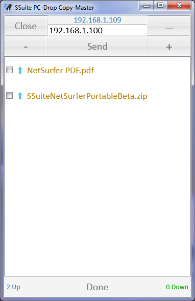 SSuite PCDrop Copy Master screenshot
