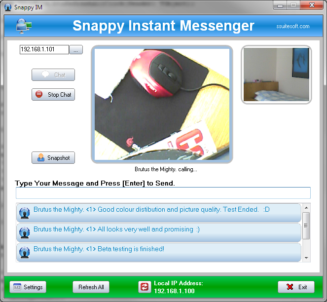 Free computer instant messenger software on the CrankyPuter web