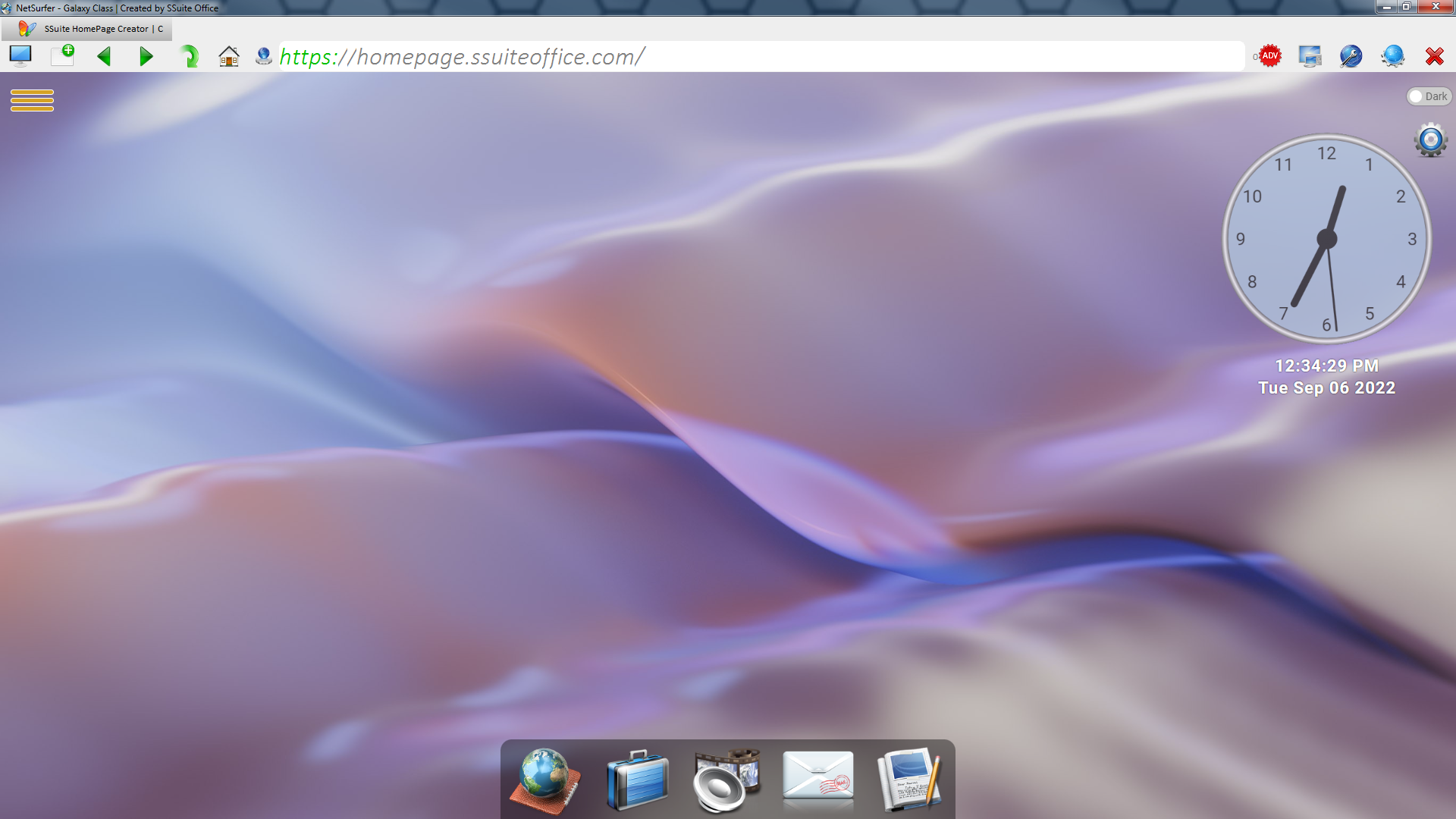 SSuite NetSurfer Browser x64 screenshot